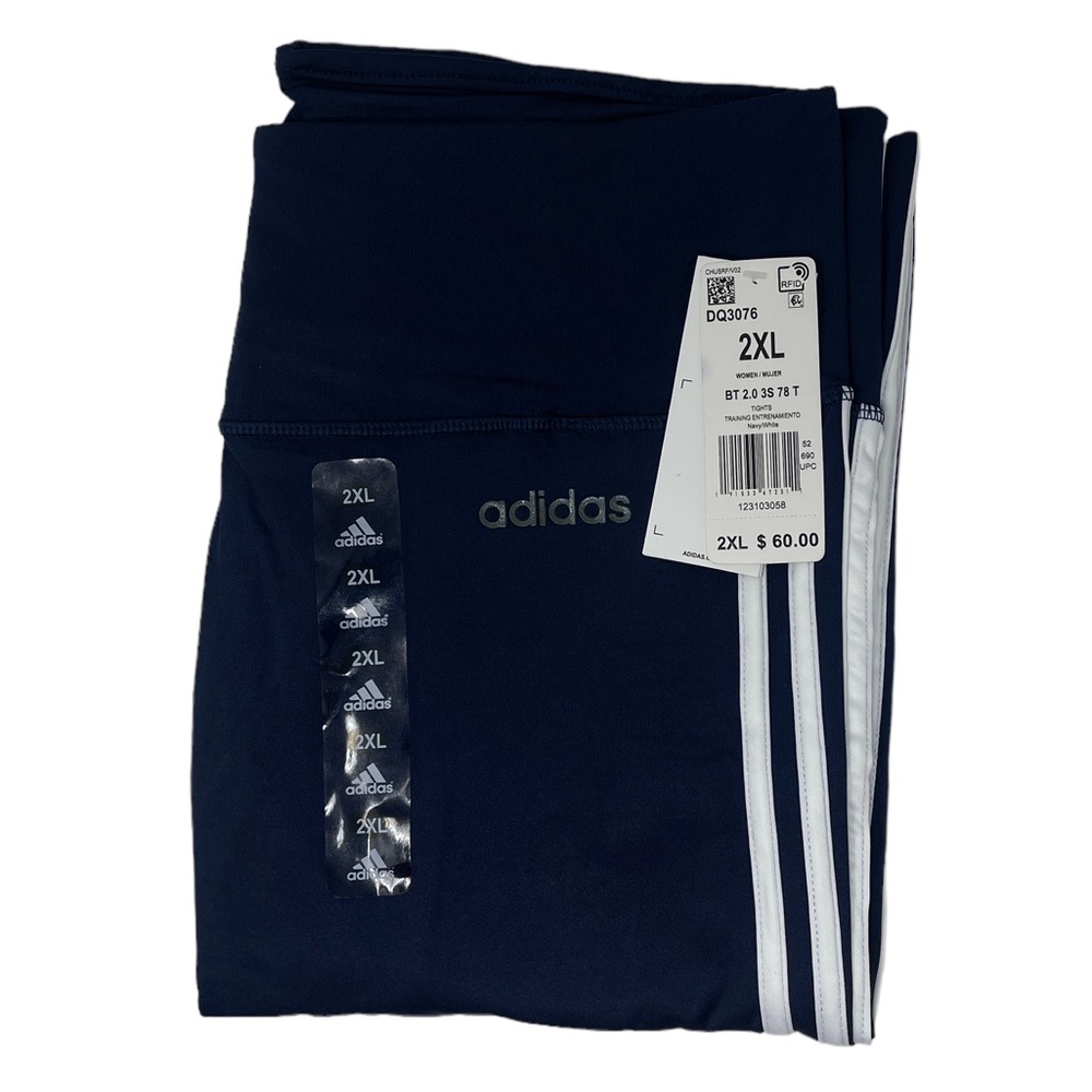 Adidas Women's Training Pants 2XL Navy New a14